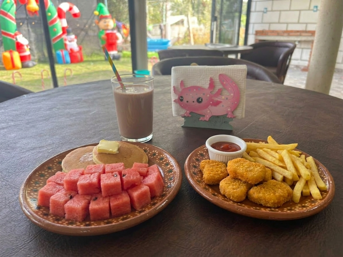 Menú Infantil - Kayaks Mictlán